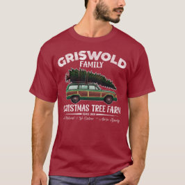 Camiseta Granja de árboles de navidad de la familia Griswol