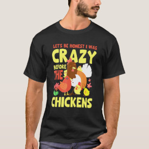 Camiseta Granja de Avicultura Amante del Pollo Loco
