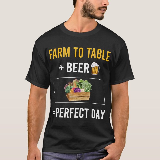 Camiseta Granja de Beer Day a mesa (Anverso)