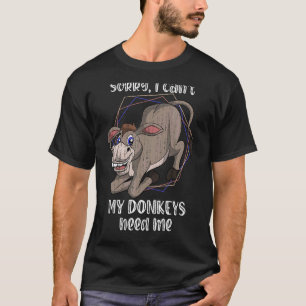 Camiseta Granja de burro de maíz dulce agricultor Donkey