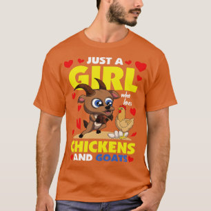 Camiseta Granja de cabras agricultoras Chicas chicke agricu