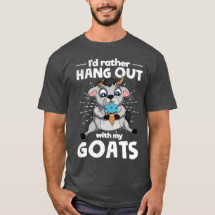 Camiseta Granja de cabras Gracioso agricultor Ganado