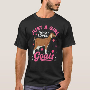 Camiseta Granja de cabras, mujeres, sólo una Chica que ama 