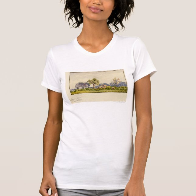 Camiseta Granja de California, cerca de Stockton (Anverso)