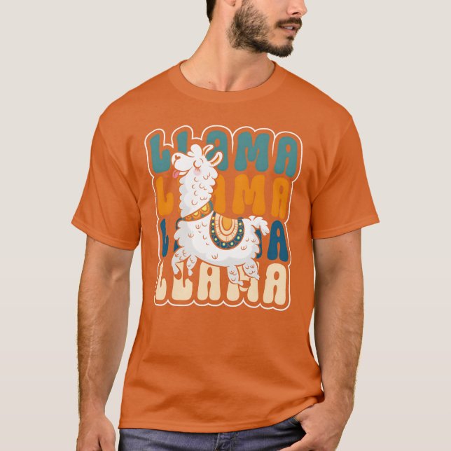 Camiseta Granja de Camellos Animal Dócil retro (Anverso)