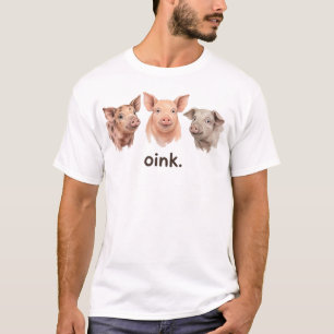 Camiseta Granja de cerdos que gruñen Animal divertido Amant