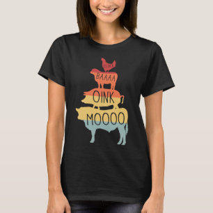 Camiseta Granja de Chica de granjas de animales de granja P