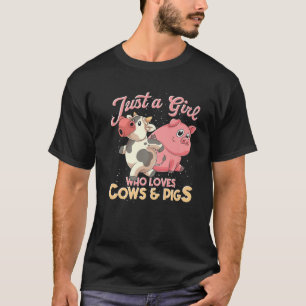 Camiseta Granja de Chicas de amantes de los animales de com