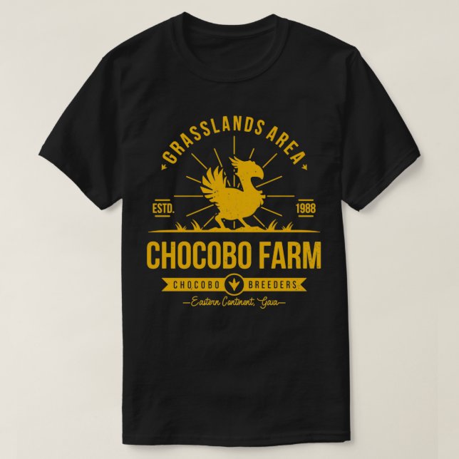 Camiseta Granja de Chocobo (Diseño del anverso)