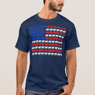 Camiseta Granja de cría de animales de compañía con bandera