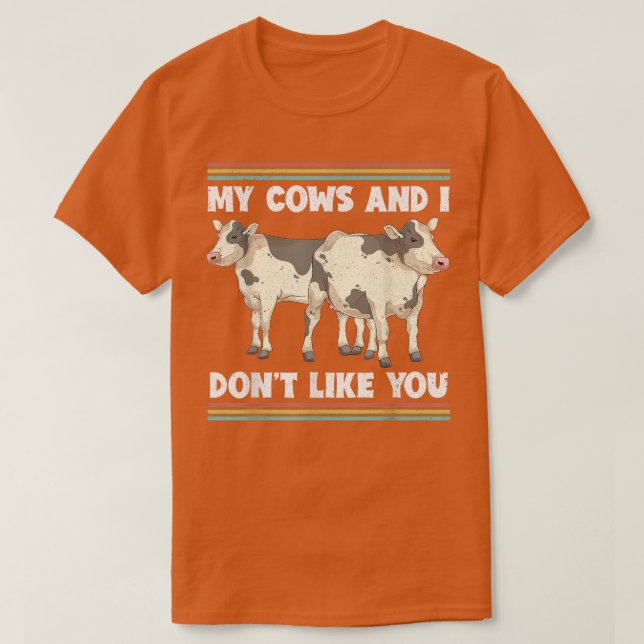 Camiseta Granja de cría de animales de granja de vacas de g (Diseño del anverso)