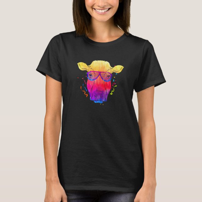Camiseta Granja de cría de animales Fiesta gafas de sol de  (Anverso)