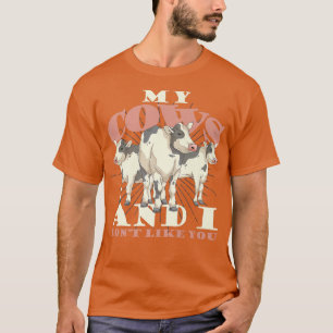 Camiseta Granja de cría de ganado para ganaderos vacuno div