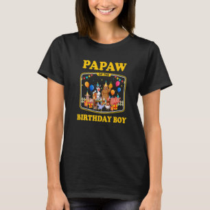 Camiseta Granja De Cumpleaños Agrícola Tema Papaw Del Cumpl