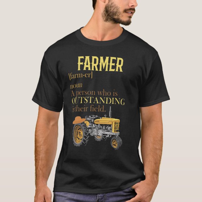 Camiseta Granja de definición de cultivo Plantador Barn Ran (Anverso)