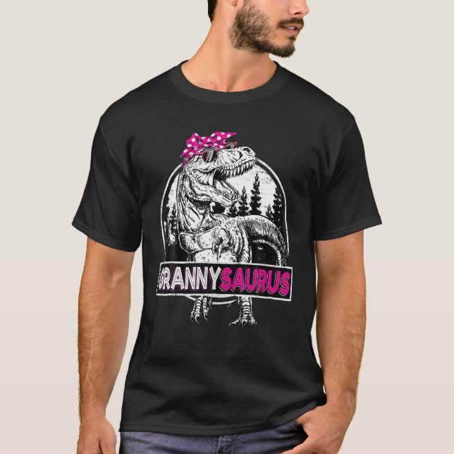 Camiseta Granja de dinosaurio de rex T rex Saurus (Anverso)