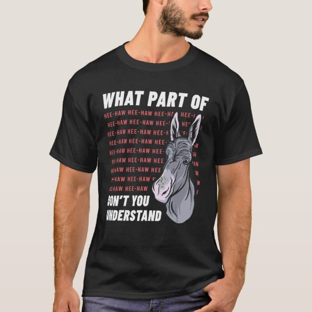 Camiseta Granja de Donkey Animal Language Farming Farmer (Anverso)