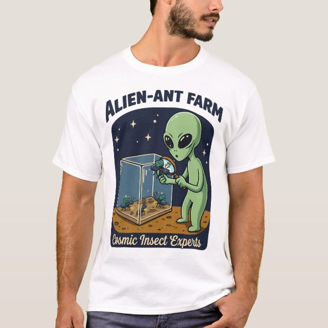 Camiseta Granja de extranjeros - Expertos en insectos cósmi (Anverso)