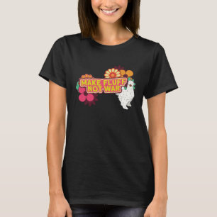 Camiseta Granja de gallinas Silkie Hacer pelusa No guerra C