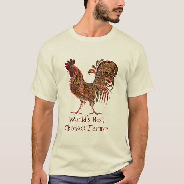 Camiseta Granja de gallos para cotizar a la fun del mejor a (Anverso)