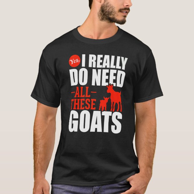 Camiseta Granja de ganadería Cabra de granja (Anverso)