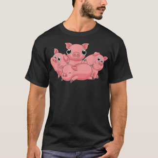 Camiseta Granja de ganadería de cerdo de cría de ganado por