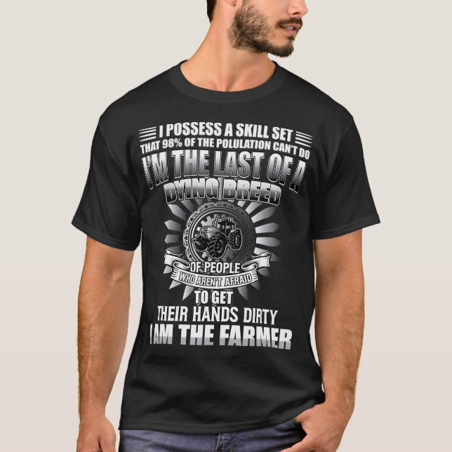 Camiseta Granja de ganadería de Tractor de regalo para agri (Anverso)