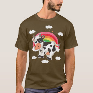 Camiseta Granja de ganadería granjero Granjero Cultivo Vaca