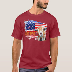 Camiseta Granja de ganadero de animales con bandera estadou