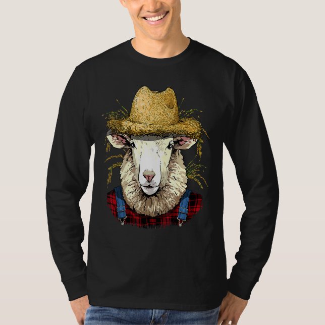 Camiseta Granja de ganaderos para ganaderos de cordero (Anverso)