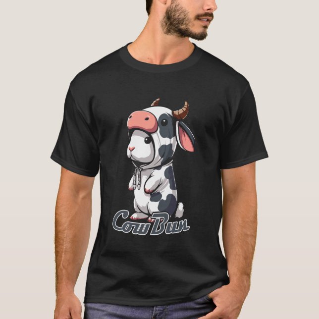 Camiseta Granja de ganado conejito vaca conejo (Anverso)