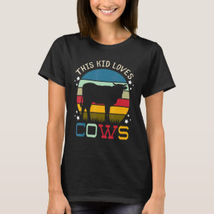 Camiseta Granja de ganado vacuno Holstein Friesian chica V