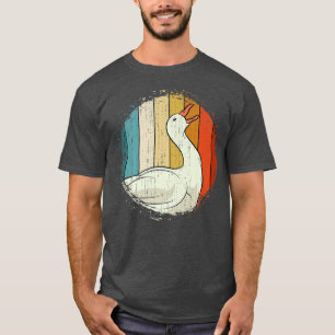 Camiseta Granja de ganso de ganso ganadero animal retro gan