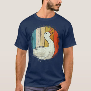 Camiseta Granja de ganso de ganso ganadero animal retro gan