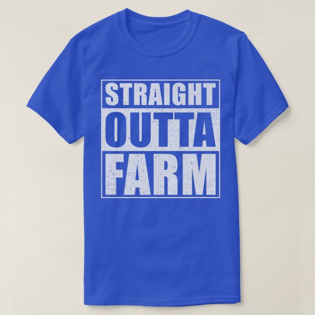 Camiseta Granja de granja de la granja de la granja directa (Diseño del anverso)