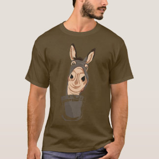 Camiseta Granja de granjas de Donkey Lover Cute Pocket Donk