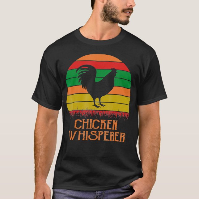 Camiseta Granja de granjeros divertida de pollo Whisperer N (Anverso)