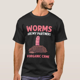 Camiseta Granja de gusanos reproductores de gusanos de verm