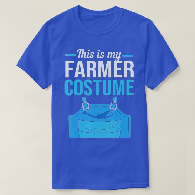 Camiseta Granja De Halloween Este Es Mi Vestido Campesino (Diseño del anverso)