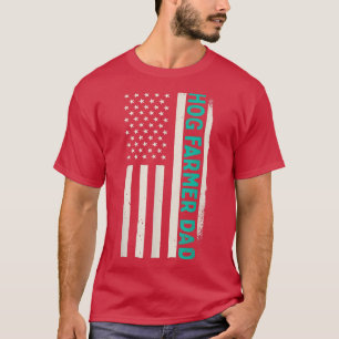 Camiseta Granja de Hog Patriótico Agricultura Ganadera Gana