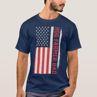 Camiseta Granja de Hog Patriótico Agricultura Ganadera Gana