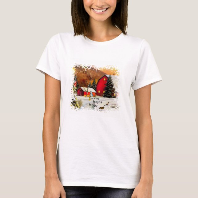 Camiseta Granja de invierno (Anverso)