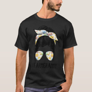 Camiseta Granja de la vida de la granja Gafas de pelo de bo