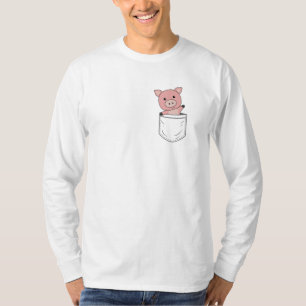 Camiseta Granja de lechón de cerdo de animales de corte Bol