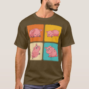 Camiseta Granja de lechón de cerdo de cría de animales de g