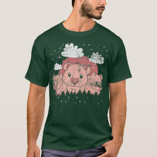 Camiseta Granja de lechón Granjero de ganadería de cerdos T