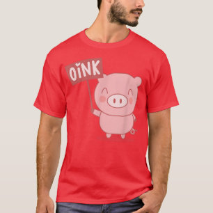 Camiseta Granja de lechón Oink Cute Pig Lover Pig Farming P
