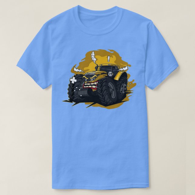 Camiseta Granja de Monstruo del Tractor (Diseño del anverso)