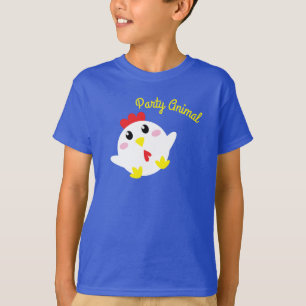 Camiseta Granja de pollitos lindos Fiesta de cumpleaños núm