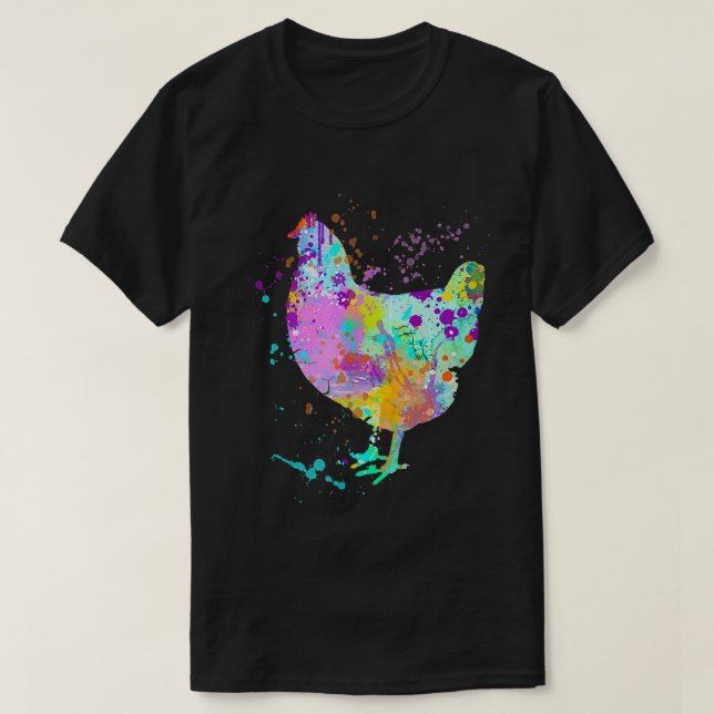 Camiseta Granja de pollo Arte Animal Para La Dueña De Mamá  (Diseño del anverso)